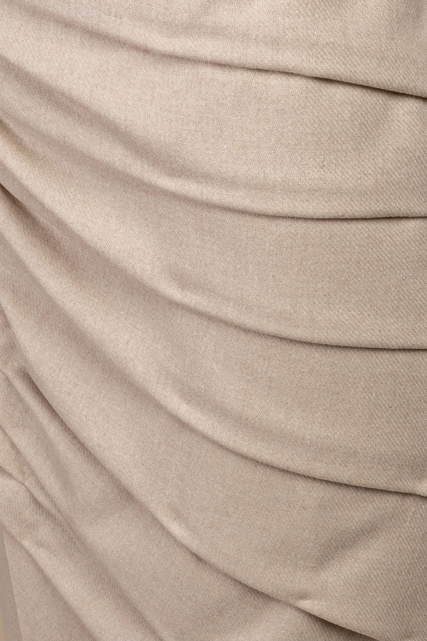 HALCYON SKIRT Fabric detail | Manteco Recycled Wool | MAISON MAGDALENA