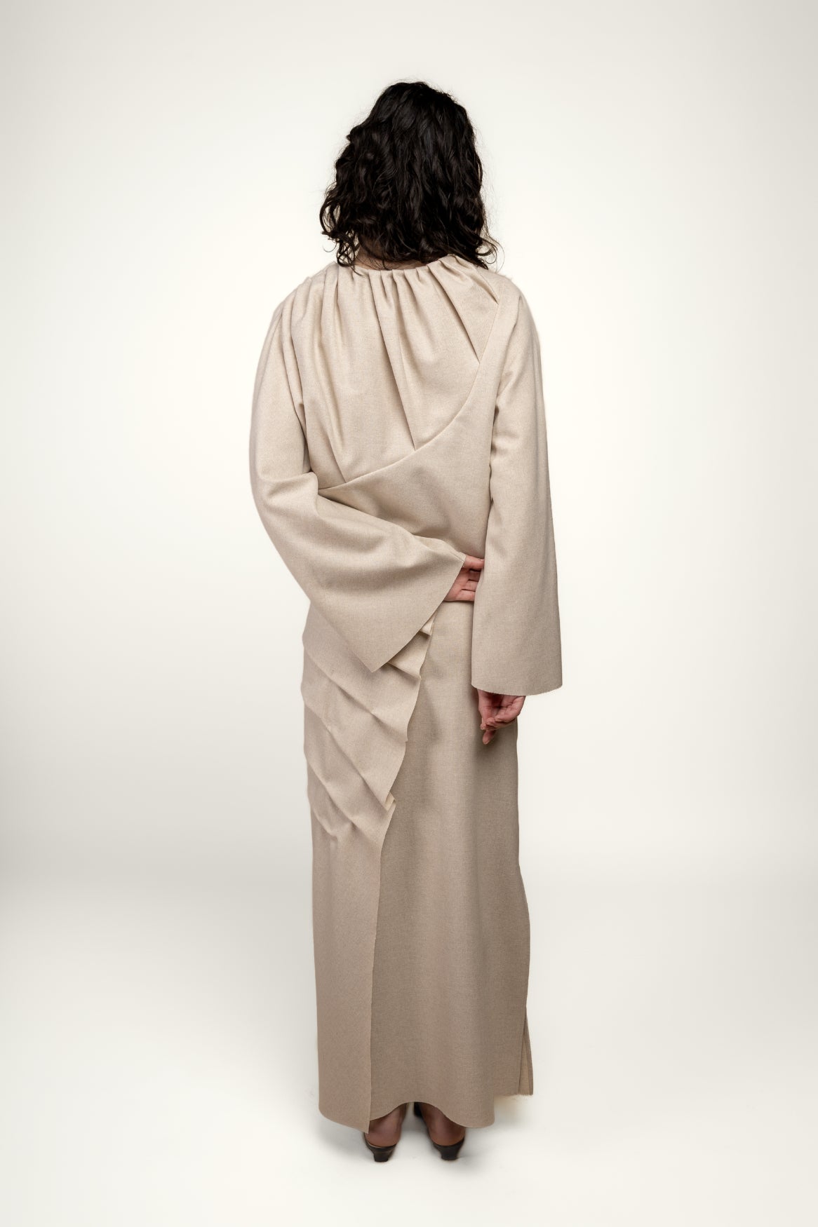 Model wearing HALCYON SKIRT and HALCYON Top | Back view | MAISON MAGDALENA