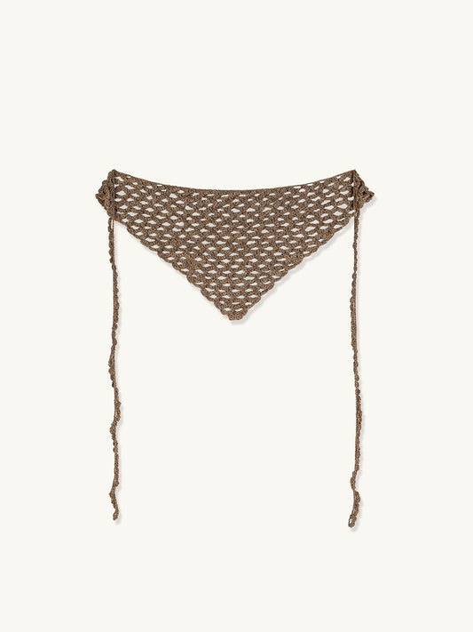 INTARSIO BANDANA product picture on white background - MAISON MAGDALENA