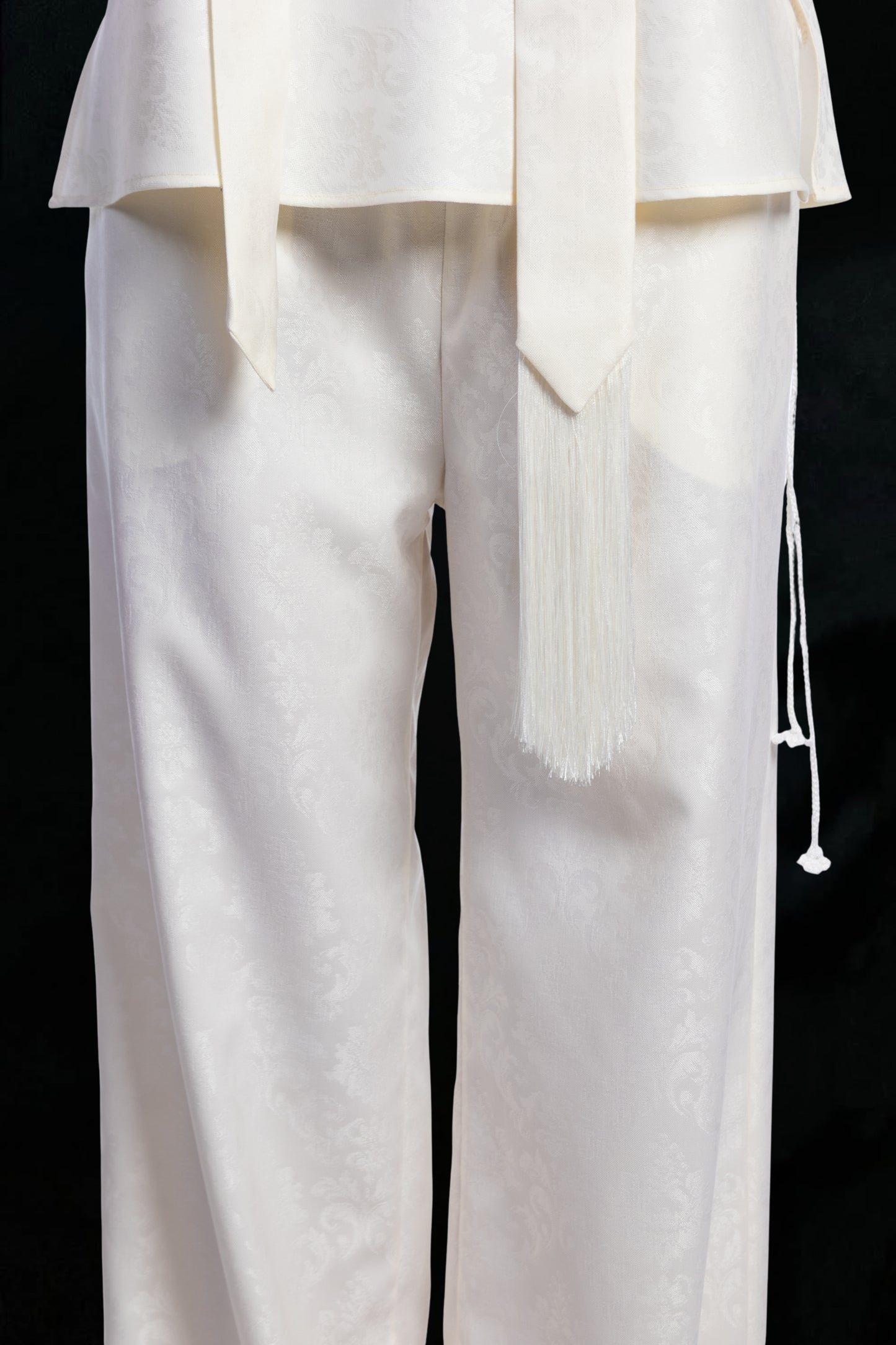 BRISA JACQUARD TIE | IVORY