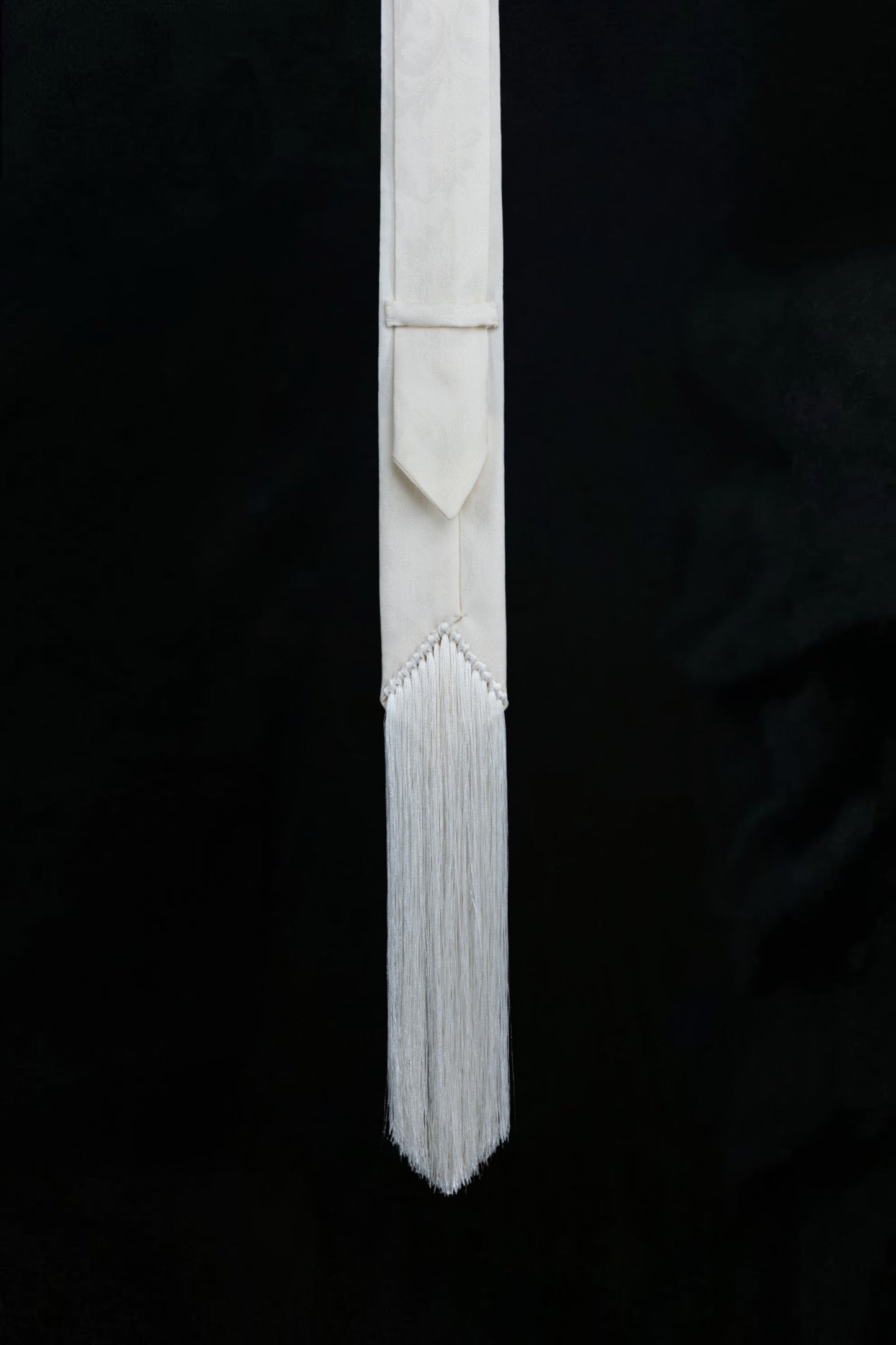 BRISA JACQUARD TIE | IVORY