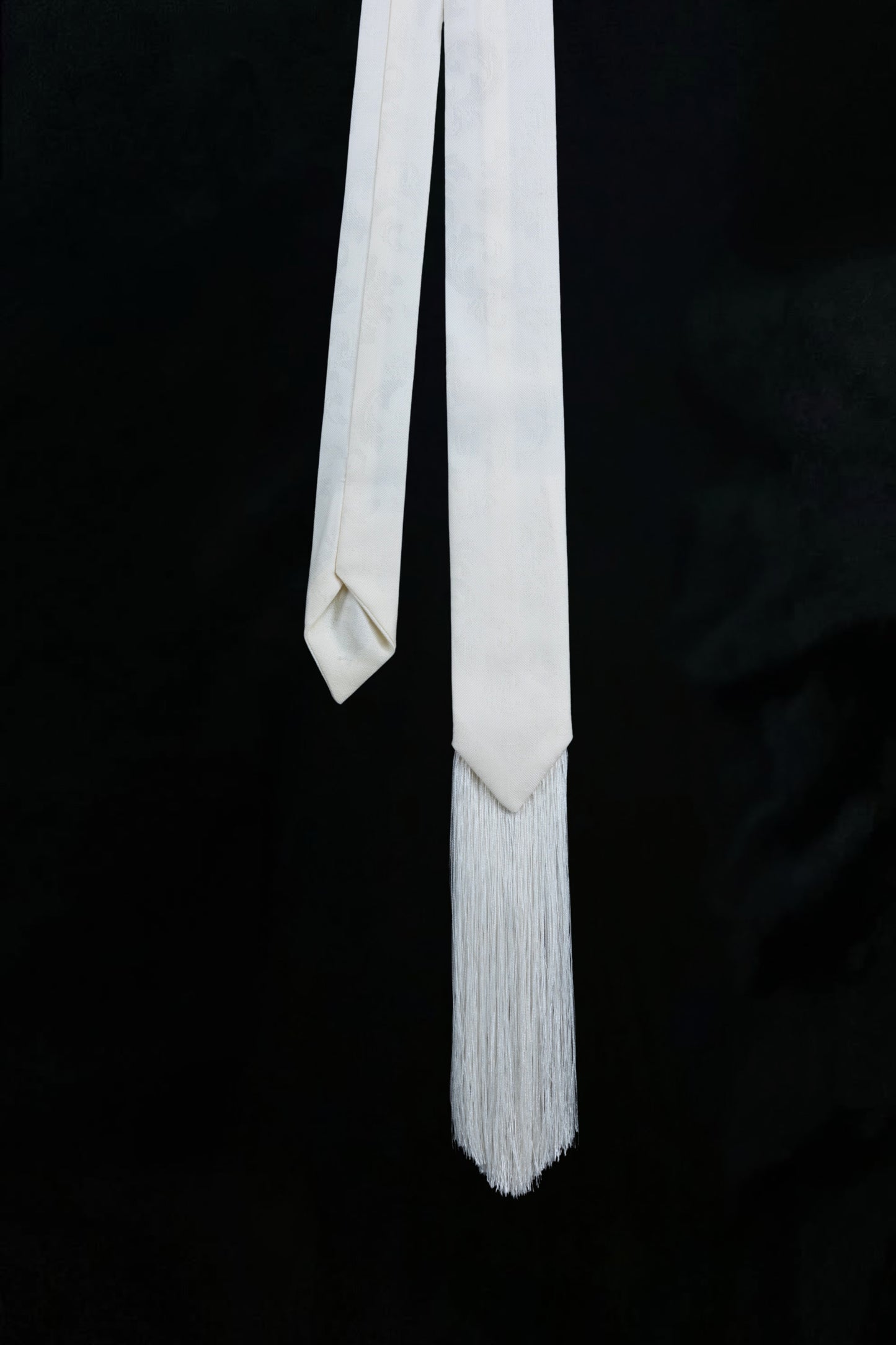 BRISA JACQUARD TIE | IVORY