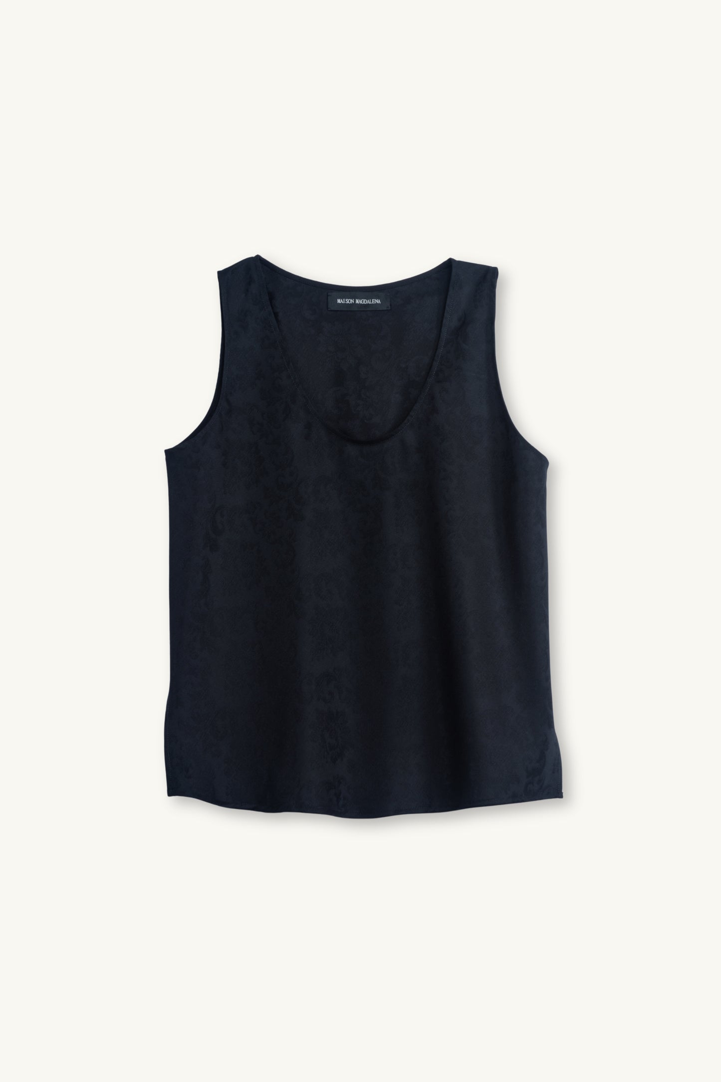 FIORENTINA JACQUARD TOP | BLACK