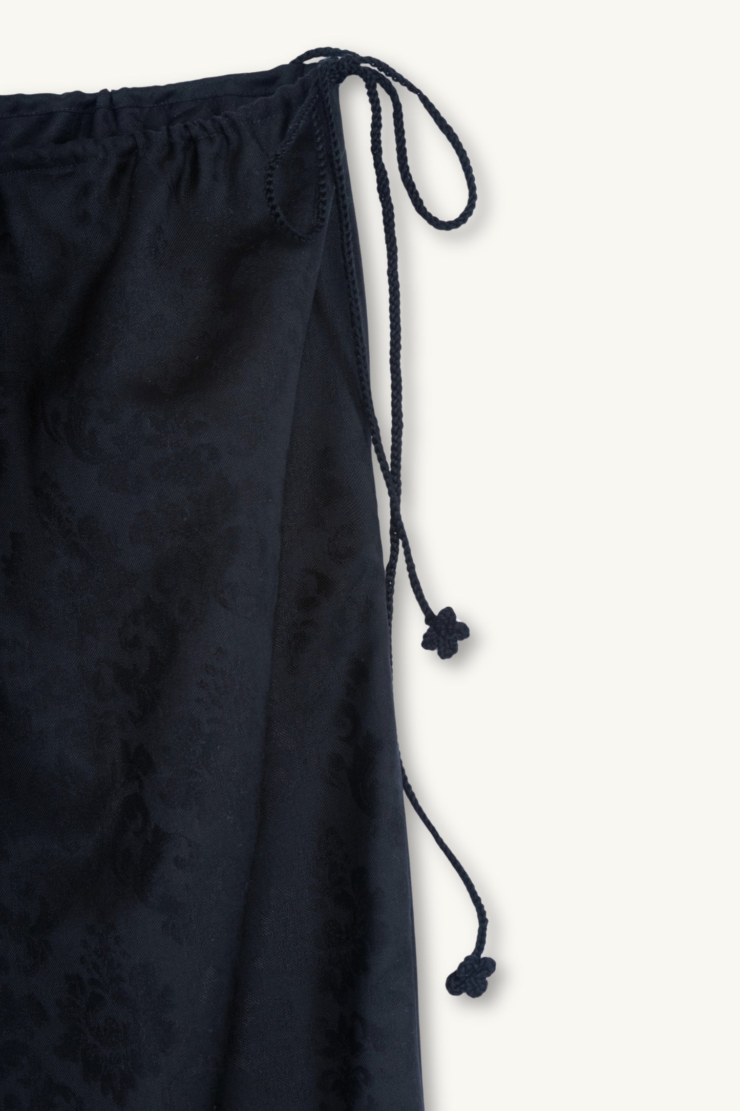 FIORENTINA JACQUARD TROUSERS | BLACK