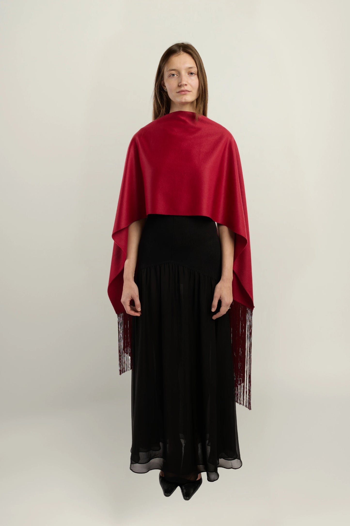 BRISA SCARF | BURGUNDY