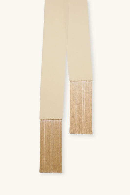 BRISA SLIM SCARF | CREAM