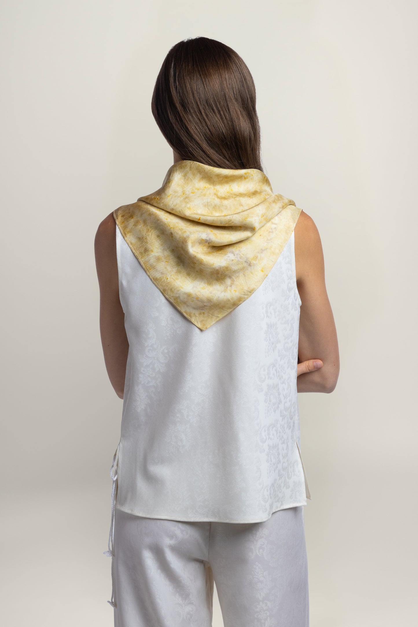 RIVIERA SILK BANDANA | GOLDEN HOUR