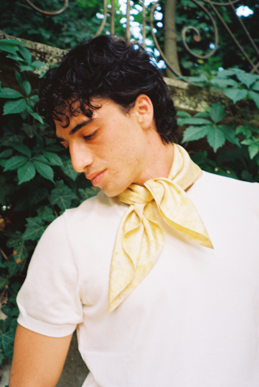 RIVIERA SILK BANDANA | GOLDEN HOUR